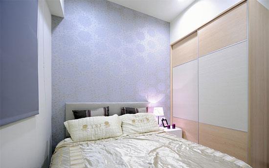 低成本装修的89平3居室 巧用壁纸妆点空间