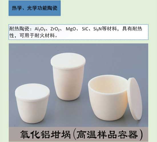 陶瓷知识大讲解之特种陶瓷分类与应用