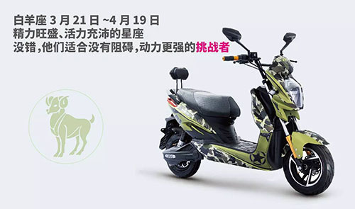中国十大电动车品牌之爱玛电动车与十二星座