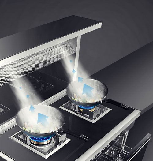 为什么集成灶可以大幅度减少厨房的油烟气息?