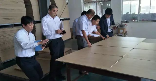 品牌日记|日本地板企业考察团莅临汉邦集团技术交流