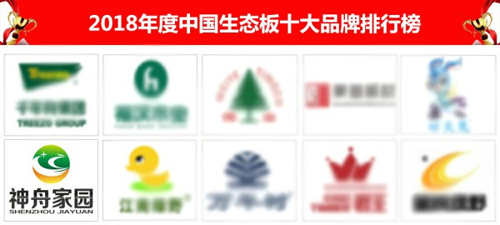 品牌荣誉| 神舟家园健康板材获“2018中国生态板十大品牌”称号
