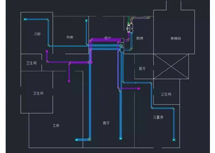 品牌案例|博乐新风：160㎡的平层可以这样装新风系统