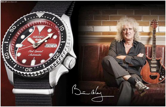 经典与激情 新澳恆钟表配件致敬“精工布莱恩·梅限量版腕表”