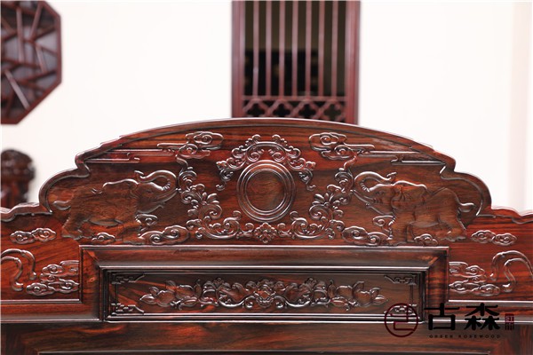全方位探秘古森红木最大款，热销清式风格红木家具《金玉满堂沙发》