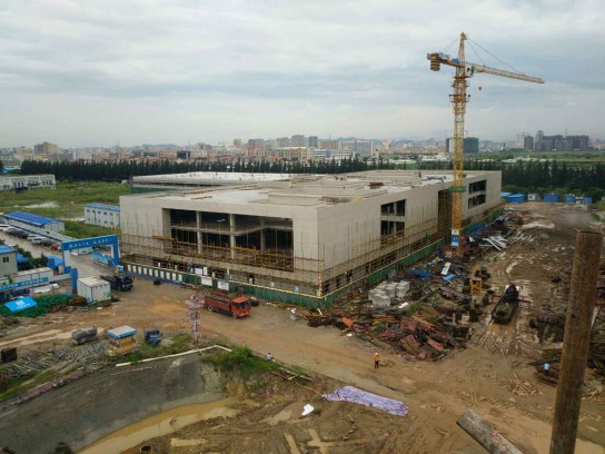 中国建筑集团承建的vivo总部施工采用LED灯节能