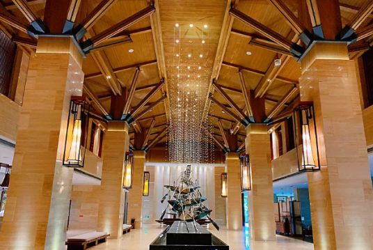 明众灯饰产品案例，海南文昌温德姆酒店