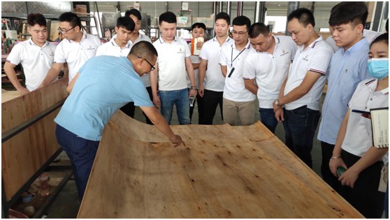 交流促发展 吉鸿组织员工前往广西生产基地学习调研