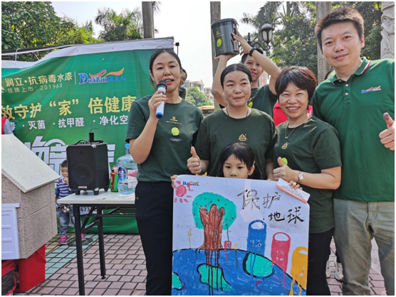 健康又好玩,润立抗病毒水漆涂鸦比赛火爆碧桂园社区