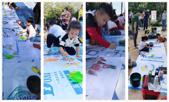健康又好玩,润立抗病毒水漆涂鸦比赛火爆碧桂园社区