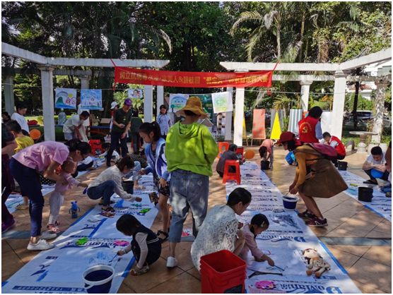 健康又好玩,润立抗病毒水漆涂鸦比赛火爆碧桂园社区
