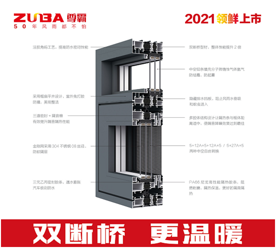 尊霸门窗2021新品上市 唤醒人居生活新方式